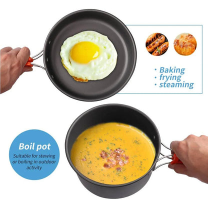 Camping Cooking set Camping Cookware Outdoor Travel