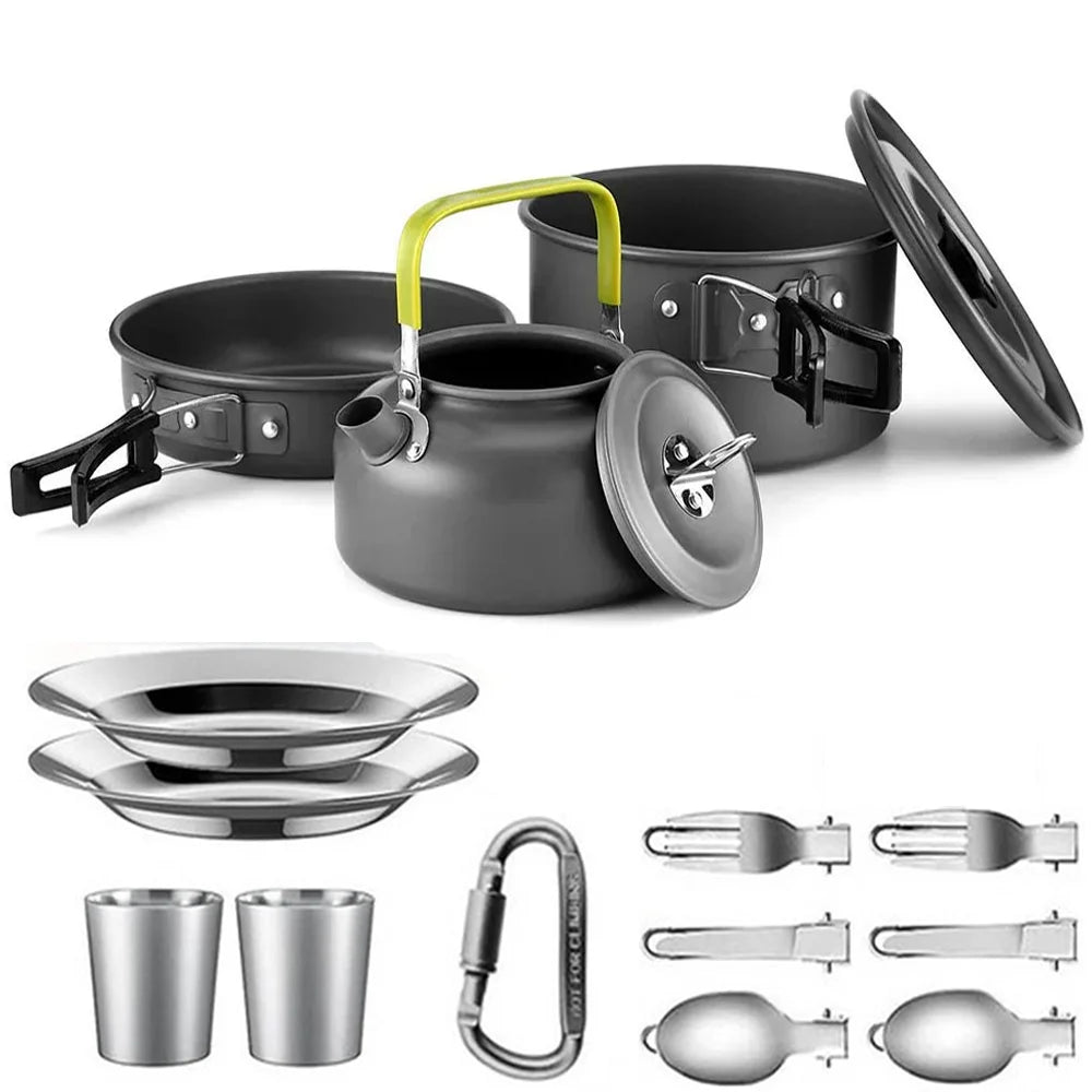 Camping Cooking set Camping Cookware Outdoor Travel