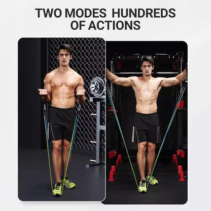 Pull Rope Bodybuilding Resistance Bands Set