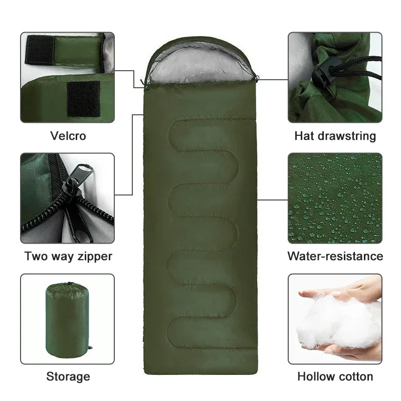 Camping Sleeping Bag Ultralight Waterproof 4 Season