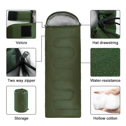 Camping Sleeping Bag Ultralight Waterproof 4 Season