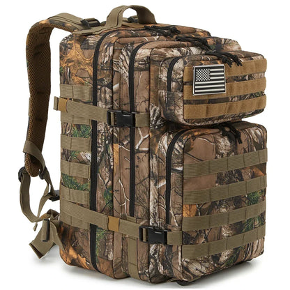 45L Tactical Backpack Large Capacity Outdoor Rucksack