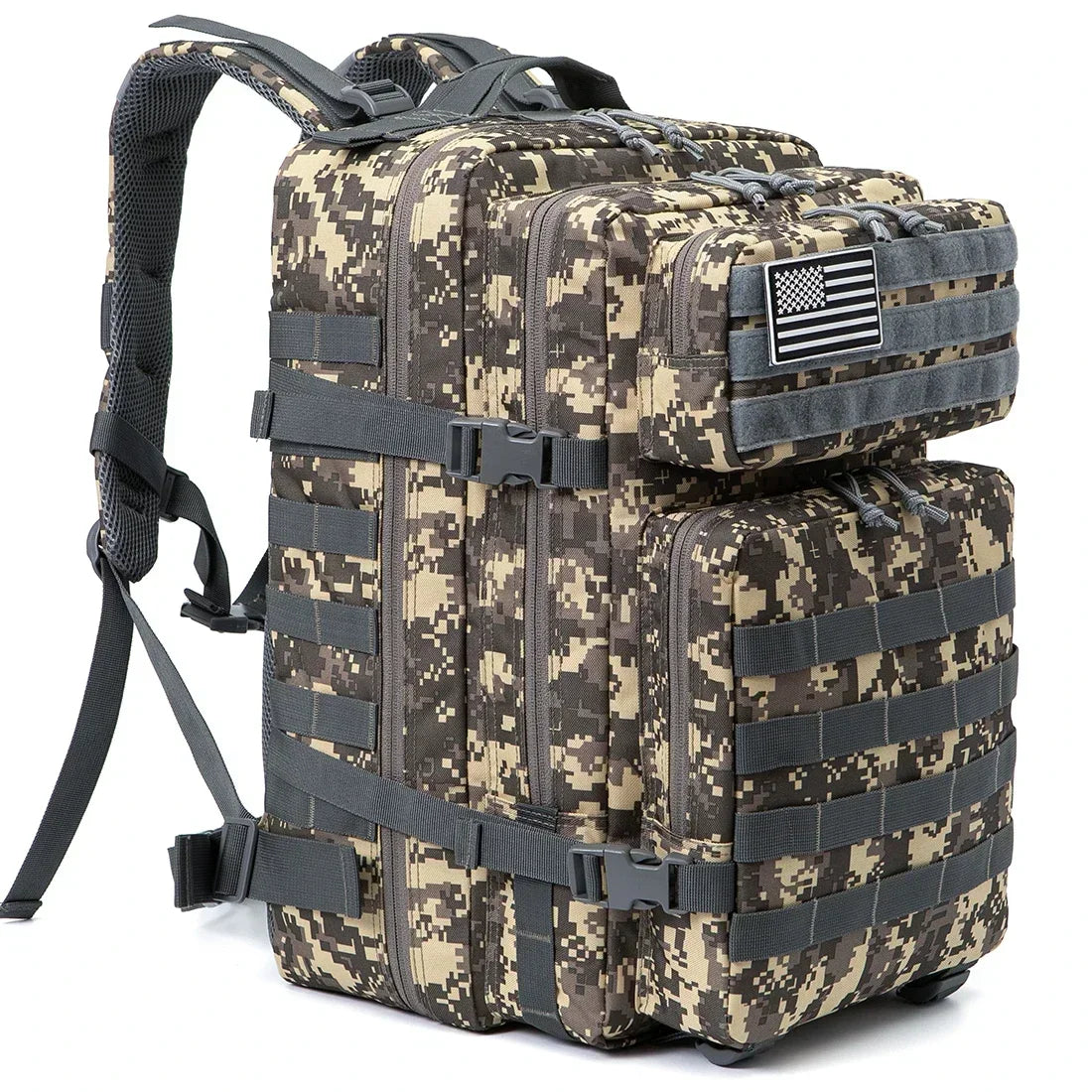 45L Tactical Backpack Large Capacity Outdoor Rucksack