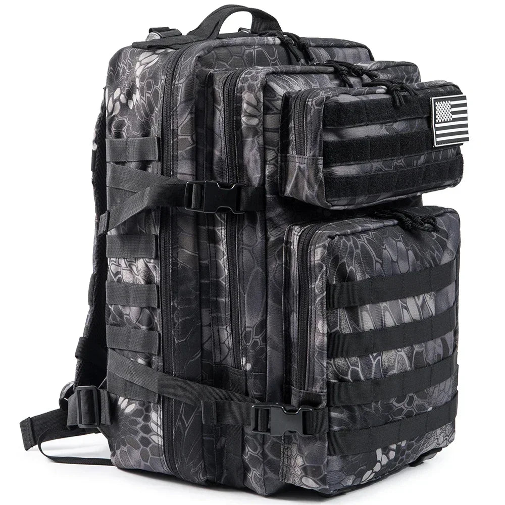45L Tactical Backpack Large Capacity Outdoor Rucksack