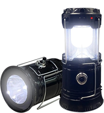 Rechargeable Mini Solar Camp Lanterns Collapsible