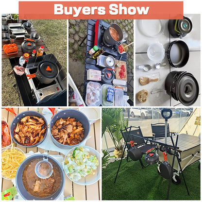 Camping Cooking set Camping Cookware Outdoor Travel