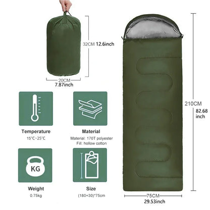 Camping Sleeping Bag Ultralight Waterproof 4 Season