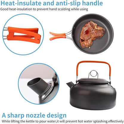 Camping Cooking set Camping Cookware Outdoor Travel