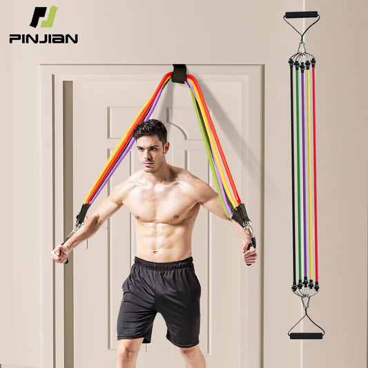 Pull Rope Bodybuilding Resistance Bands Set