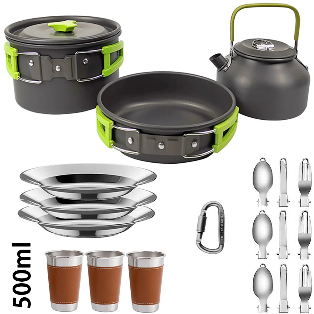 Camping Cooking set Camping Cookware Outdoor Travel