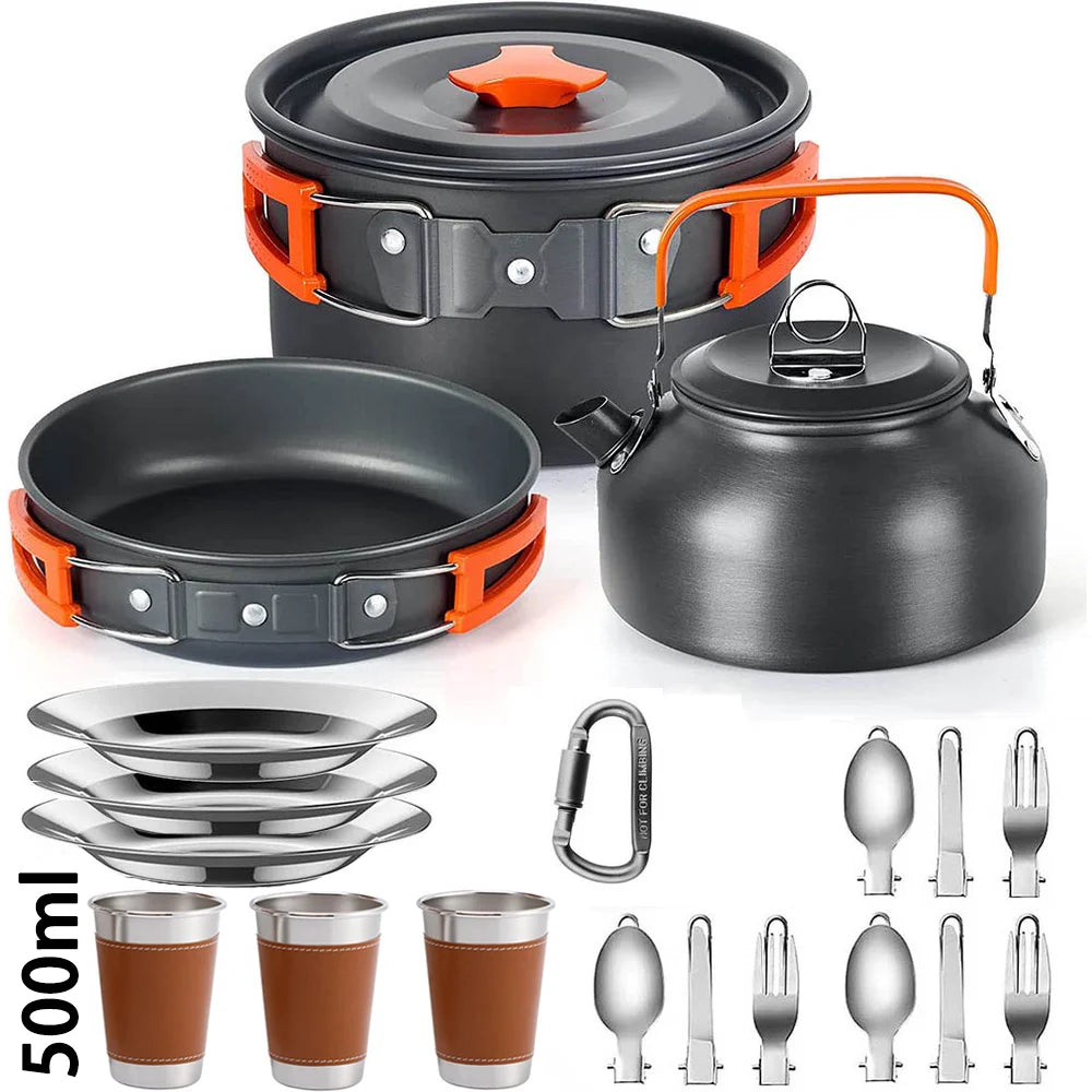 Camping Cooking set Camping Cookware Outdoor Travel