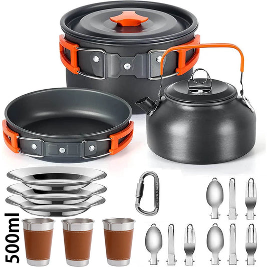 Camping Cooking set Camping Cookware Outdoor Travel